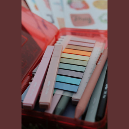 Mr. Pen Back to School Essentials, Gel Pens, Bible Chisel Tip Highlighters, Transparent Sticky Notes, Christian Stickers, Pencil Box, Bookmark