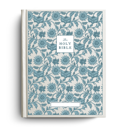 Garden Tapestry Custom Notetaking Bible with Name Plate