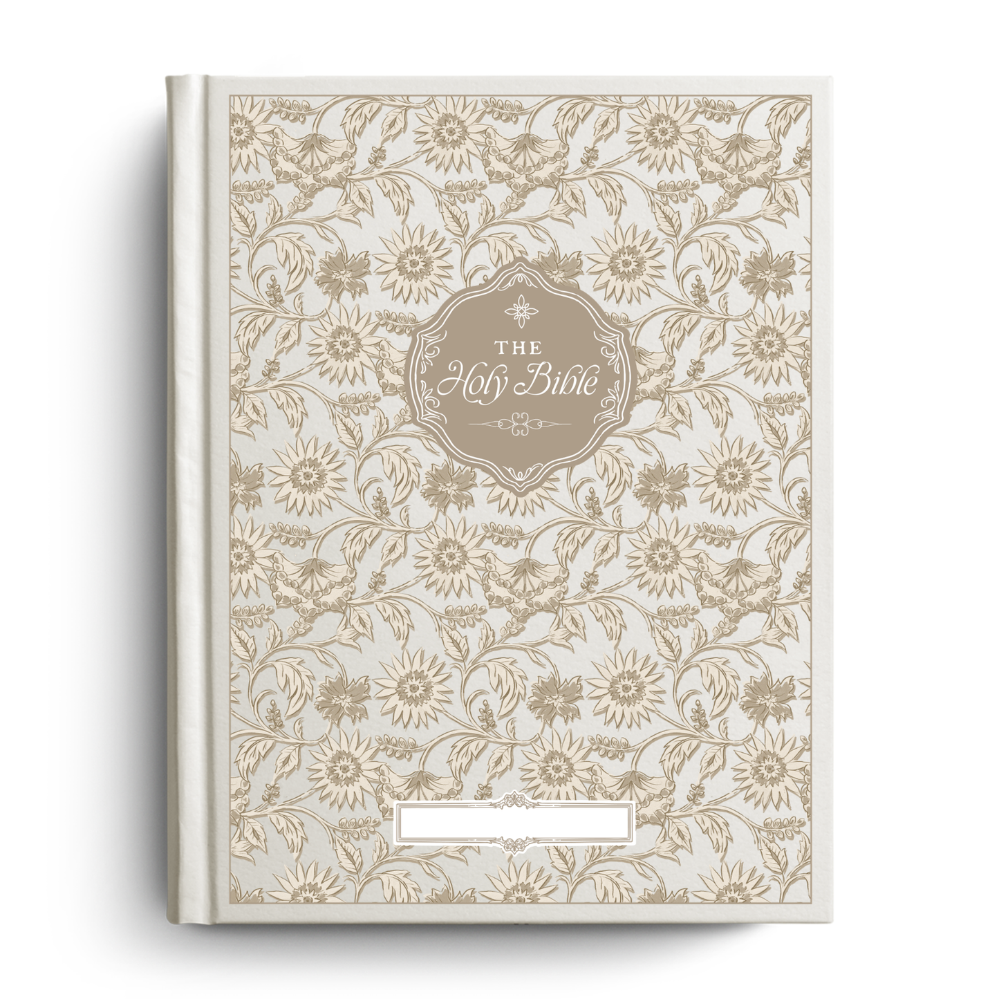 Garden Tapestry Custom Notetaking Bible with Name Plate