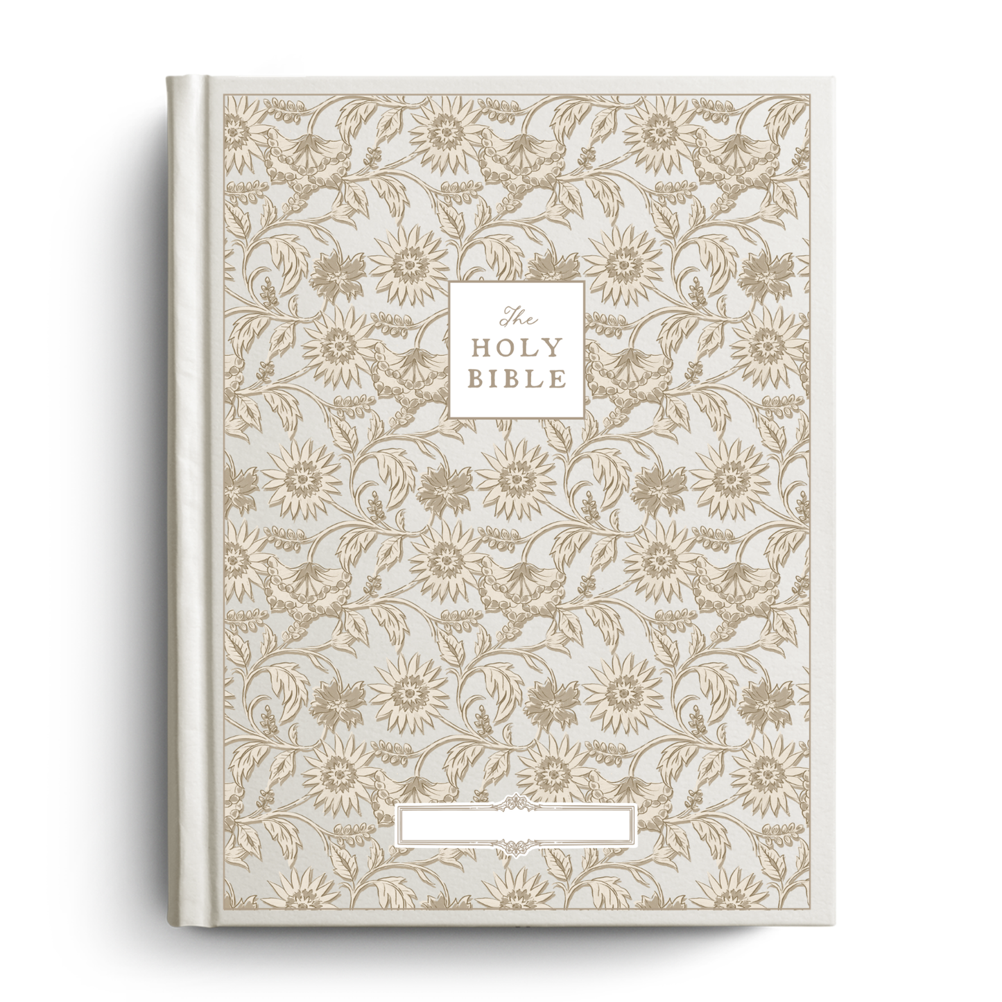Garden Tapestry Custom Notetaking Bible with Name Plate