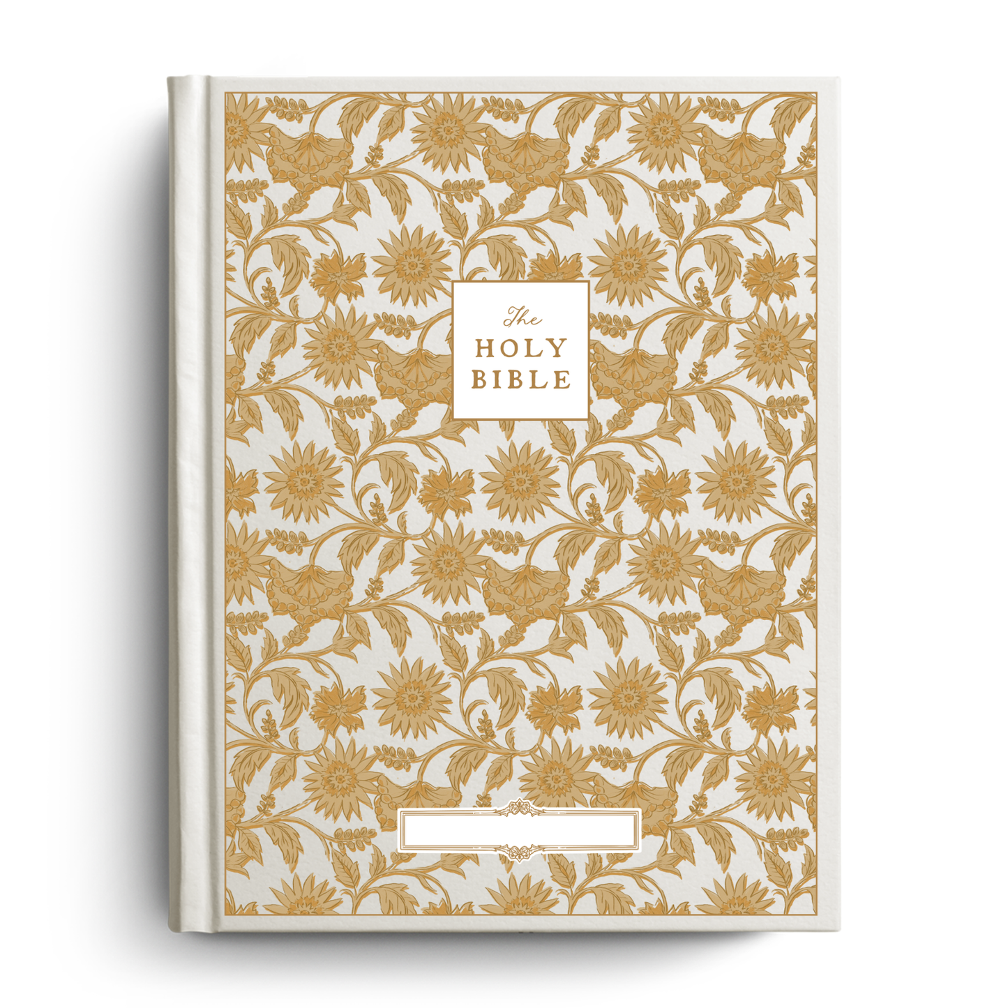 Garden Tapestry Custom Notetaking Bible with Name Plate