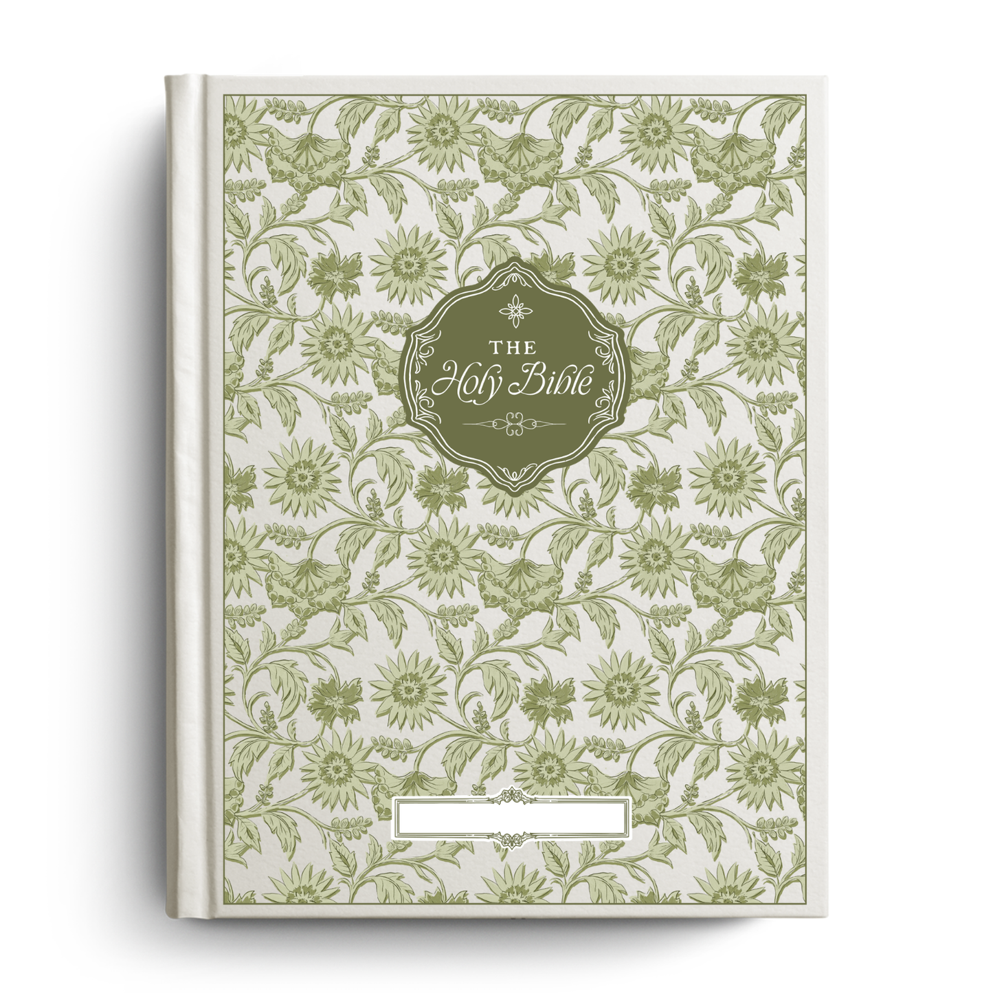 Garden Tapestry Custom Notetaking Bible with Name Plate
