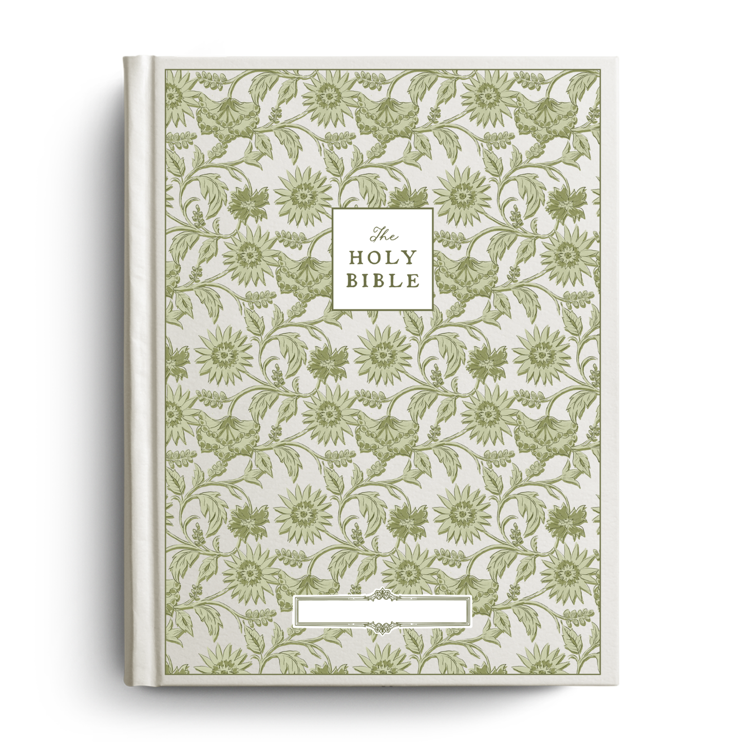 Garden Tapestry Custom Notetaking Bible with Name Plate