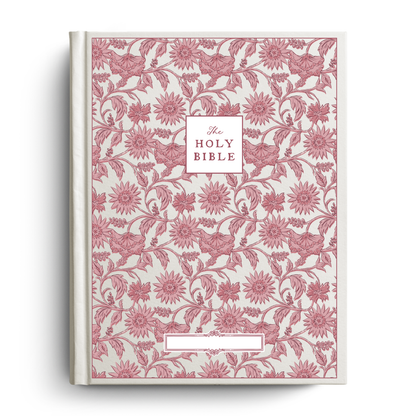 Garden Tapestry Custom Notetaking Bible with Name Plate