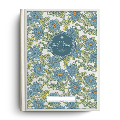 Water Lilly Notetaking Bible with Name Plate