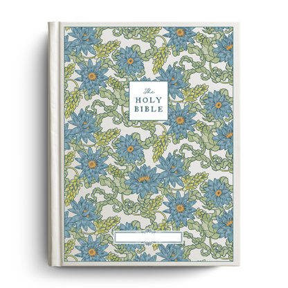 Water Lilly Notetaking Bible with Name Plate