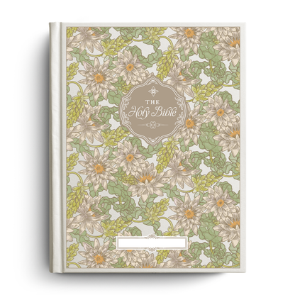 Water Lilly Notetaking Bible with Name Plate