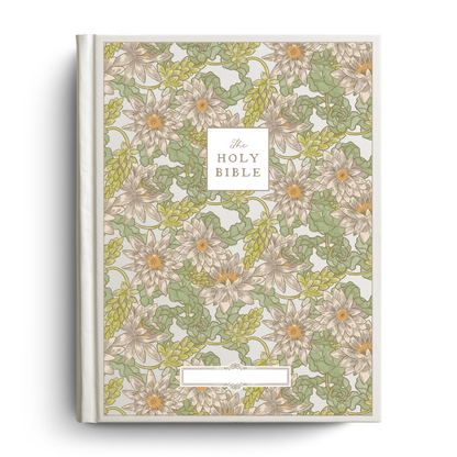 Water Lilly Notetaking Bible with Name Plate