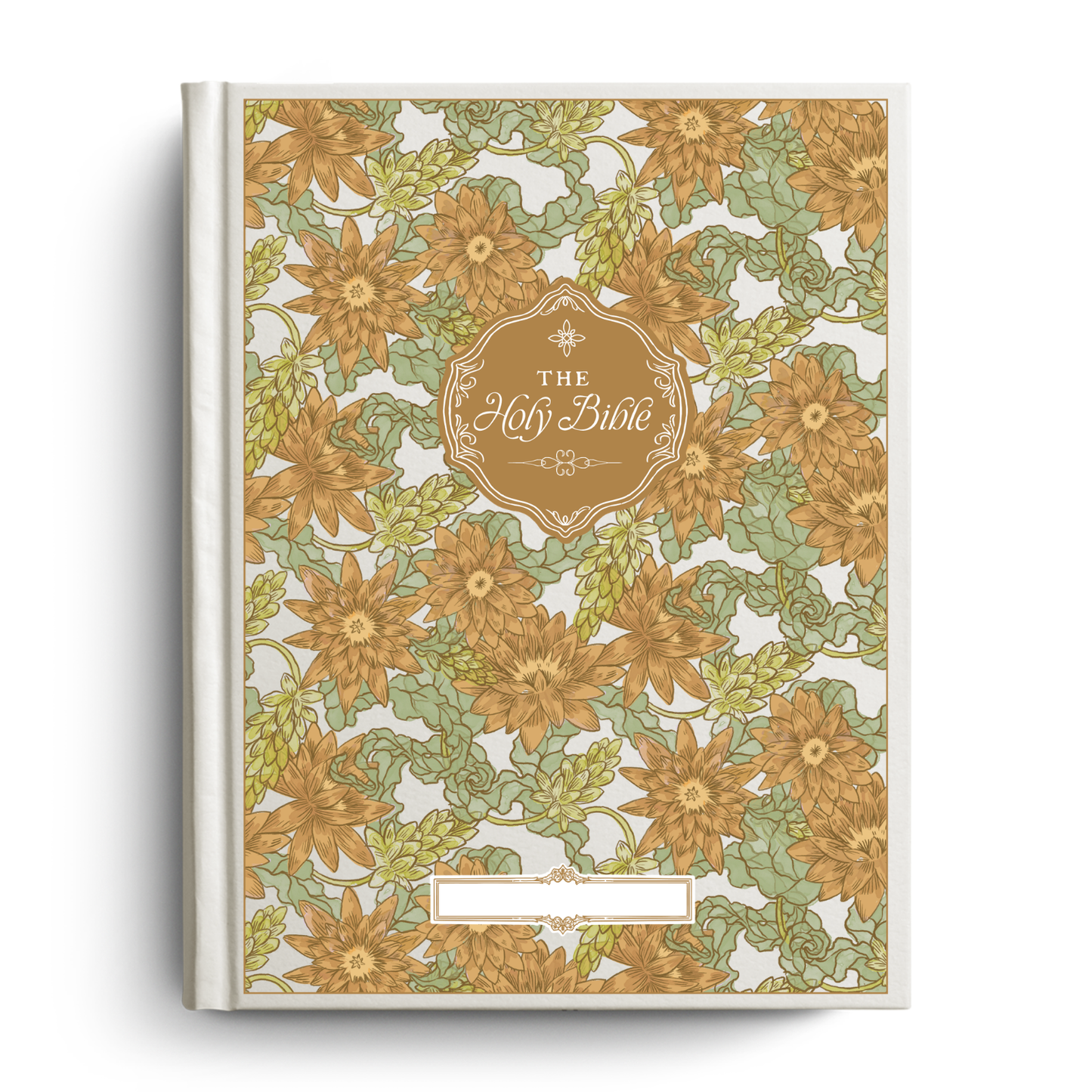 Water Lilly Notetaking Bible with Name Plate