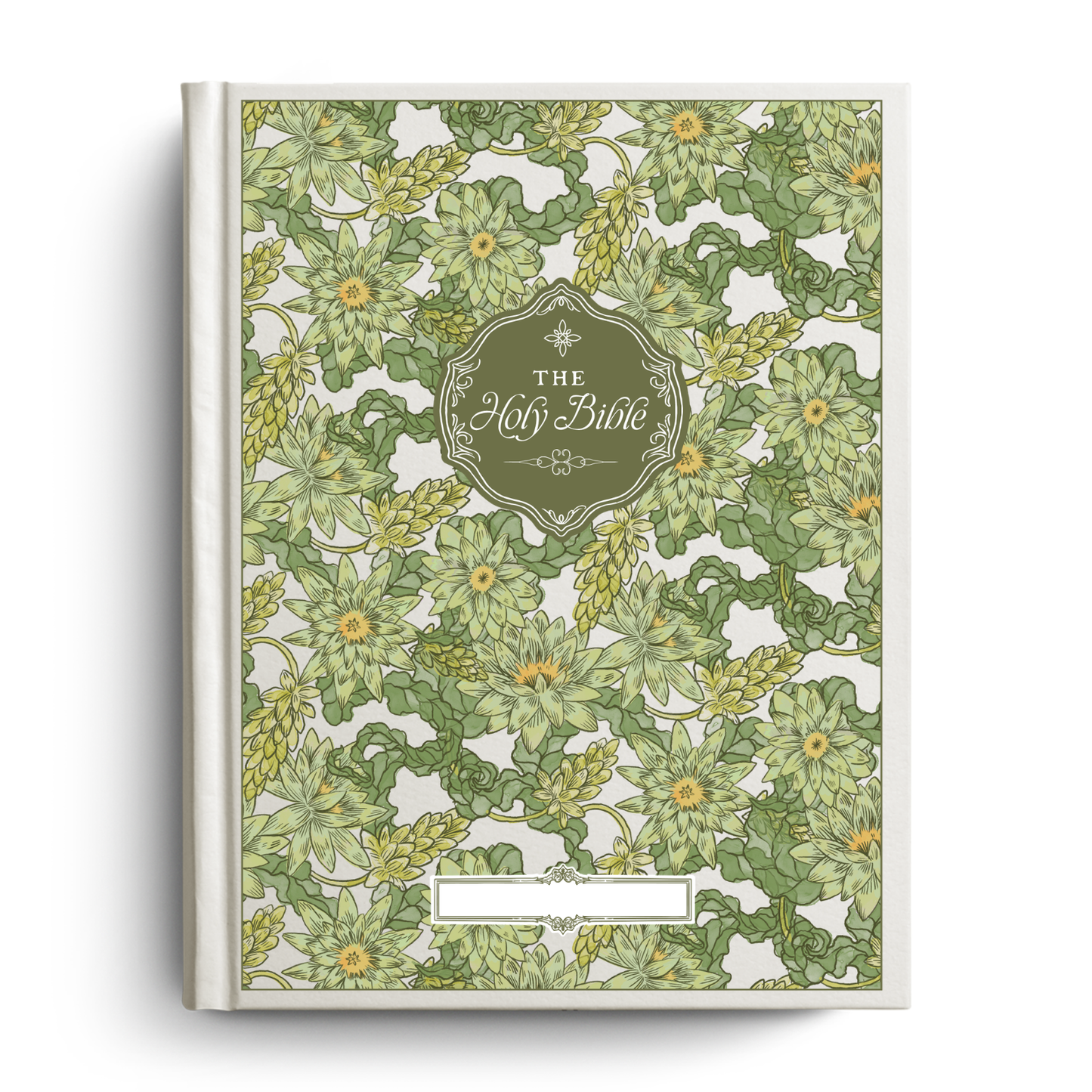 Water Lilly Notetaking Bible with Name Plate