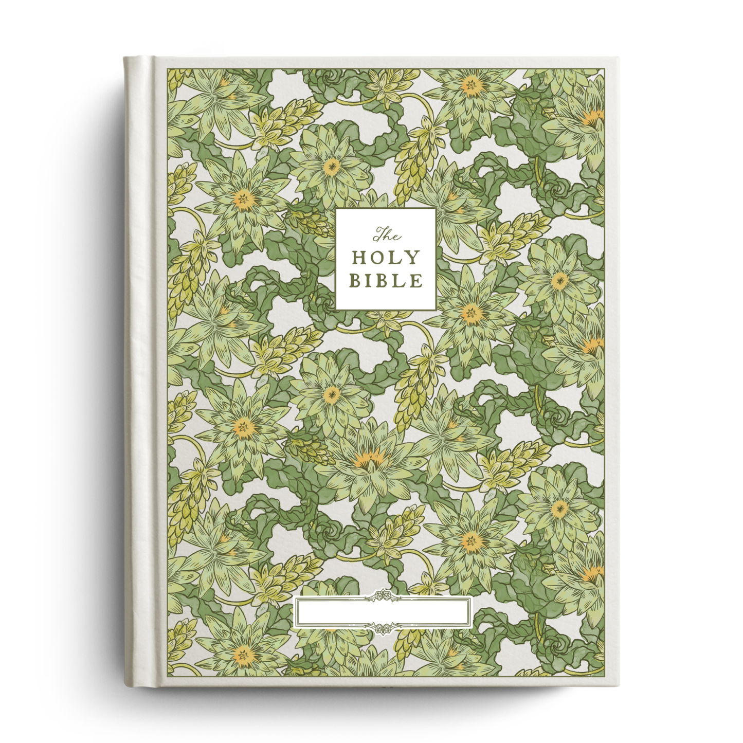 Water Lilly Notetaking Bible with Name Plate