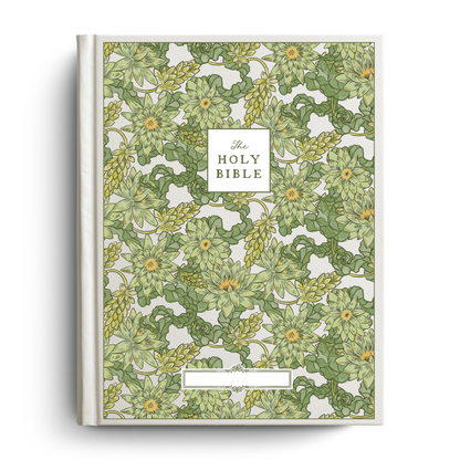 Water Lilly Notetaking Bible with Name Plate