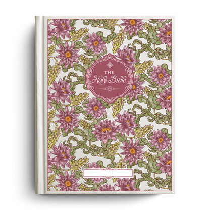 Water Lilly Notetaking Bible with Name Plate