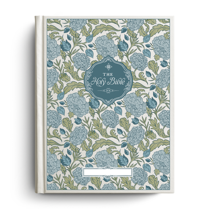 Peony Meadow Custom Notetaking Bible with Name Plate
