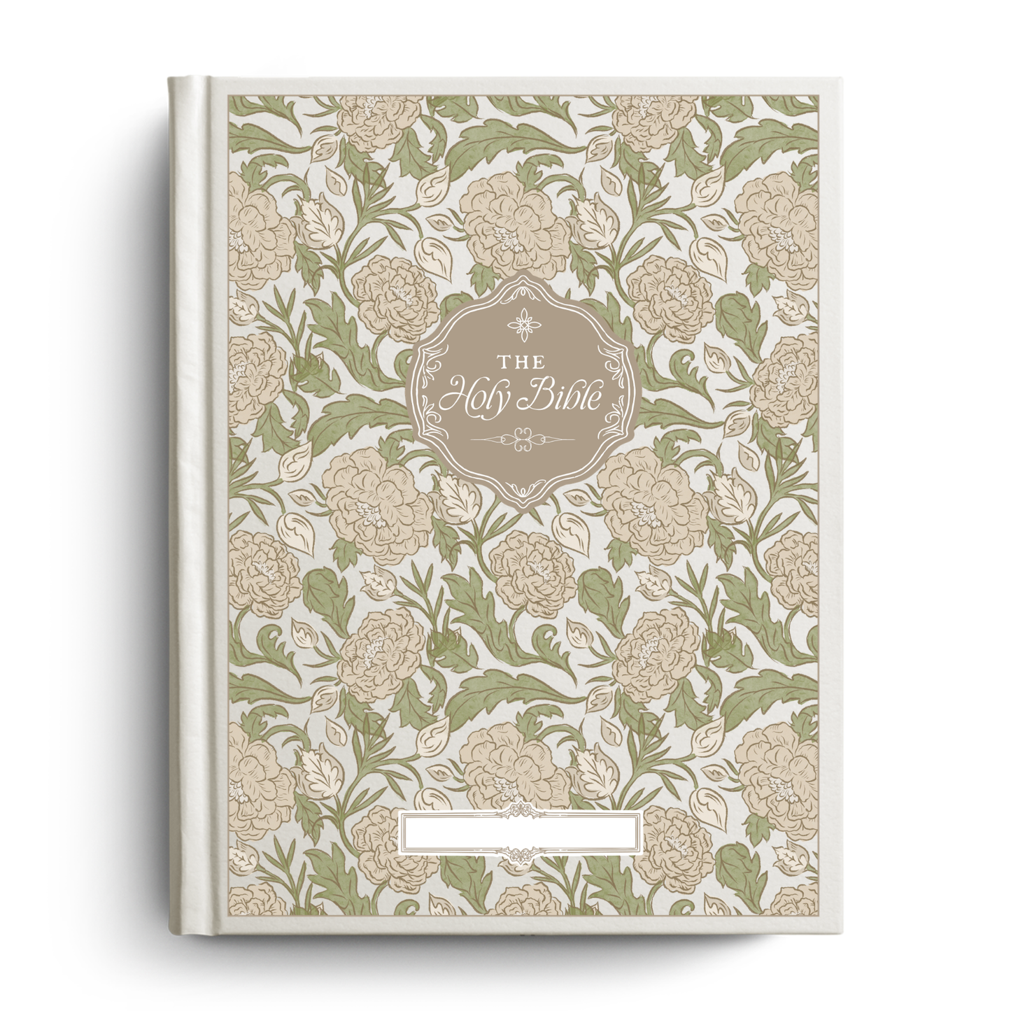 Peony Meadow Custom Notetaking Bible with Name Plate