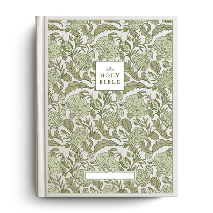 Peony Meadow Custom Notetaking Bible with Name Plate
