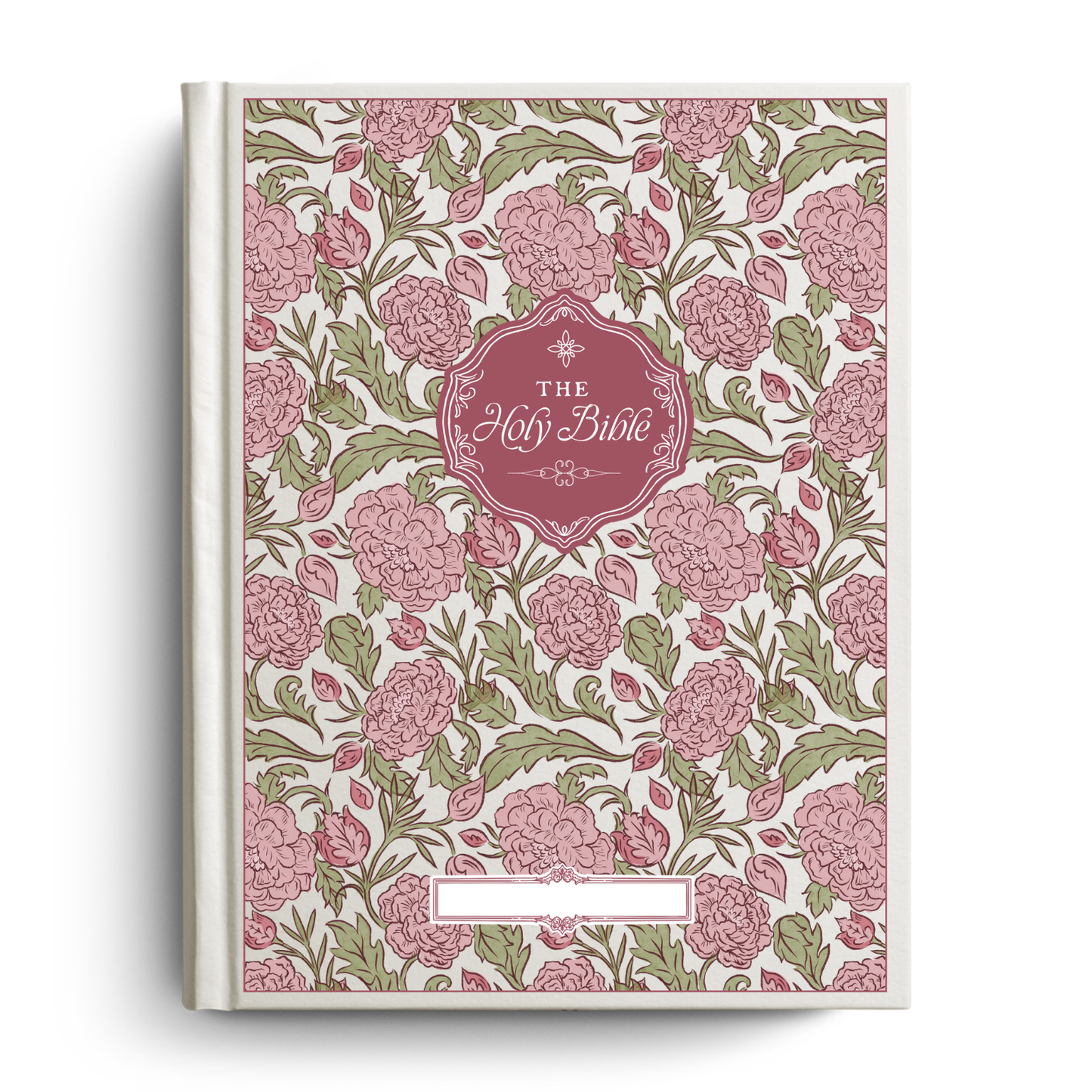 Peony Meadow Custom Notetaking Bible with Name Plate