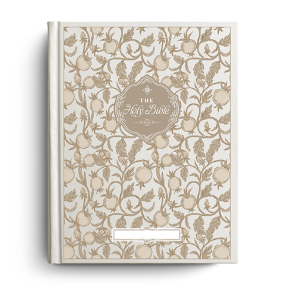 Wild Pomegranate Notetaking Bible with Name Plate