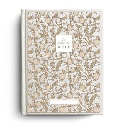 Wild Pomegranate Notetaking Bible with Name Plate