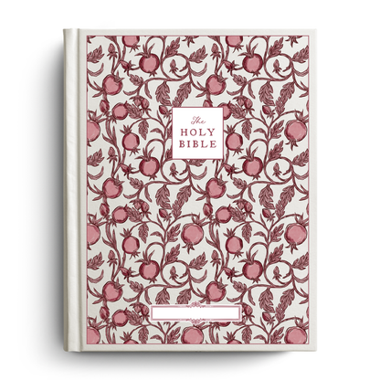 Wild Pomegranate Notetaking Bible with Name Plate