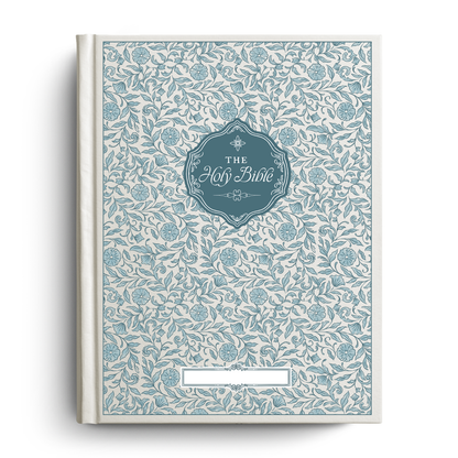 Selah Floral Notetaking Bible with Name Plate