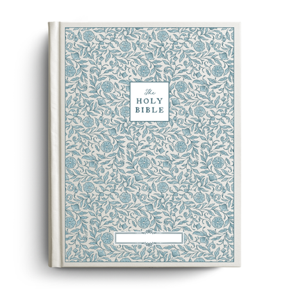 Selah Floral Notetaking Bible with Name Plate