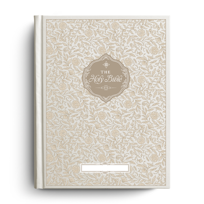 Selah Floral Notetaking Bible with Name Plate