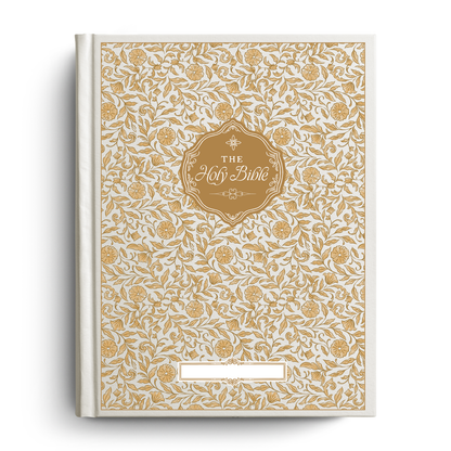 Selah Floral Notetaking Bible with Name Plate