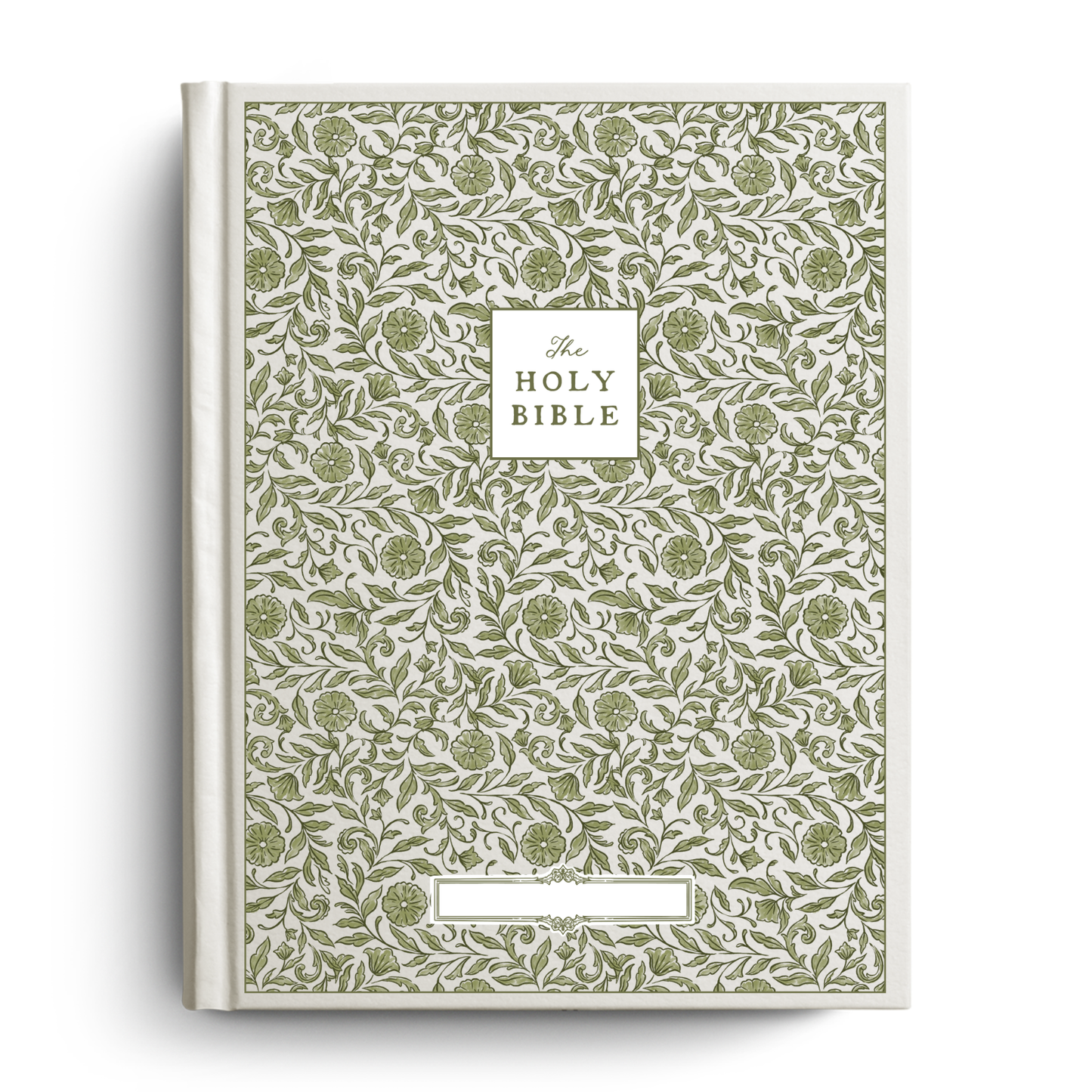 Selah Floral Notetaking Bible with Name Plate