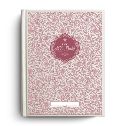 Selah Floral Notetaking Bible with Name Plate
