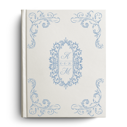 Wedding Intials Custom Notetaking Bible with Name Plate