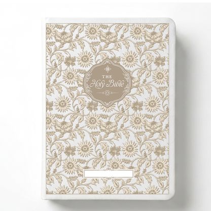 Garden Tapestry Custom Notetaking Bible with Name Plate