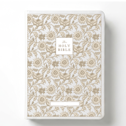 Garden Tapestry Custom Notetaking Bible with Name Plate