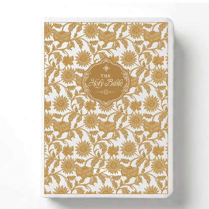 Garden Tapestry Custom Notetaking Bible with Name Plate