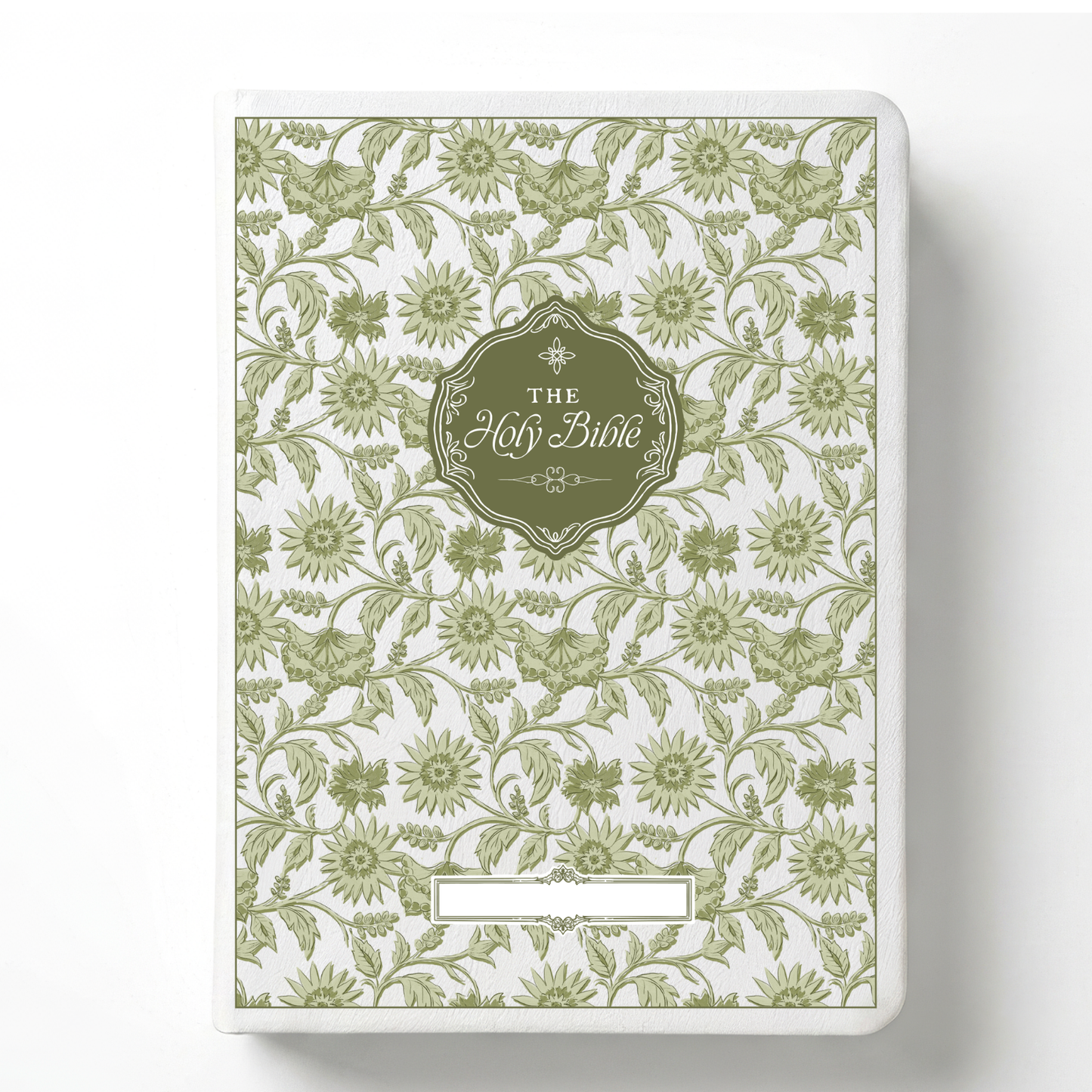 Garden Tapestry Custom Notetaking Bible with Name Plate