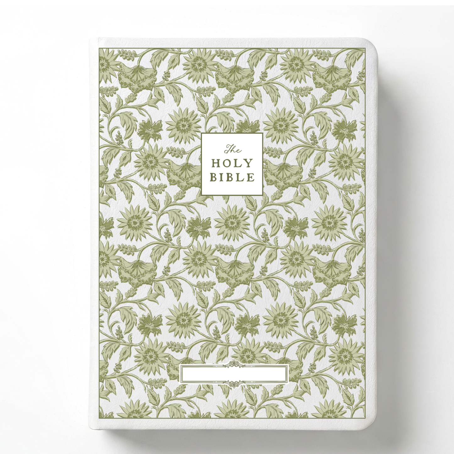 Garden Tapestry Custom Notetaking Bible with Name Plate
