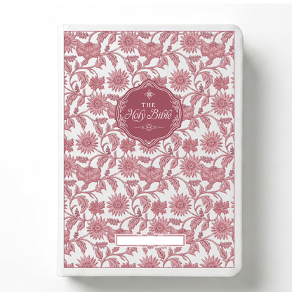 Garden Tapestry Custom Notetaking Bible with Name Plate