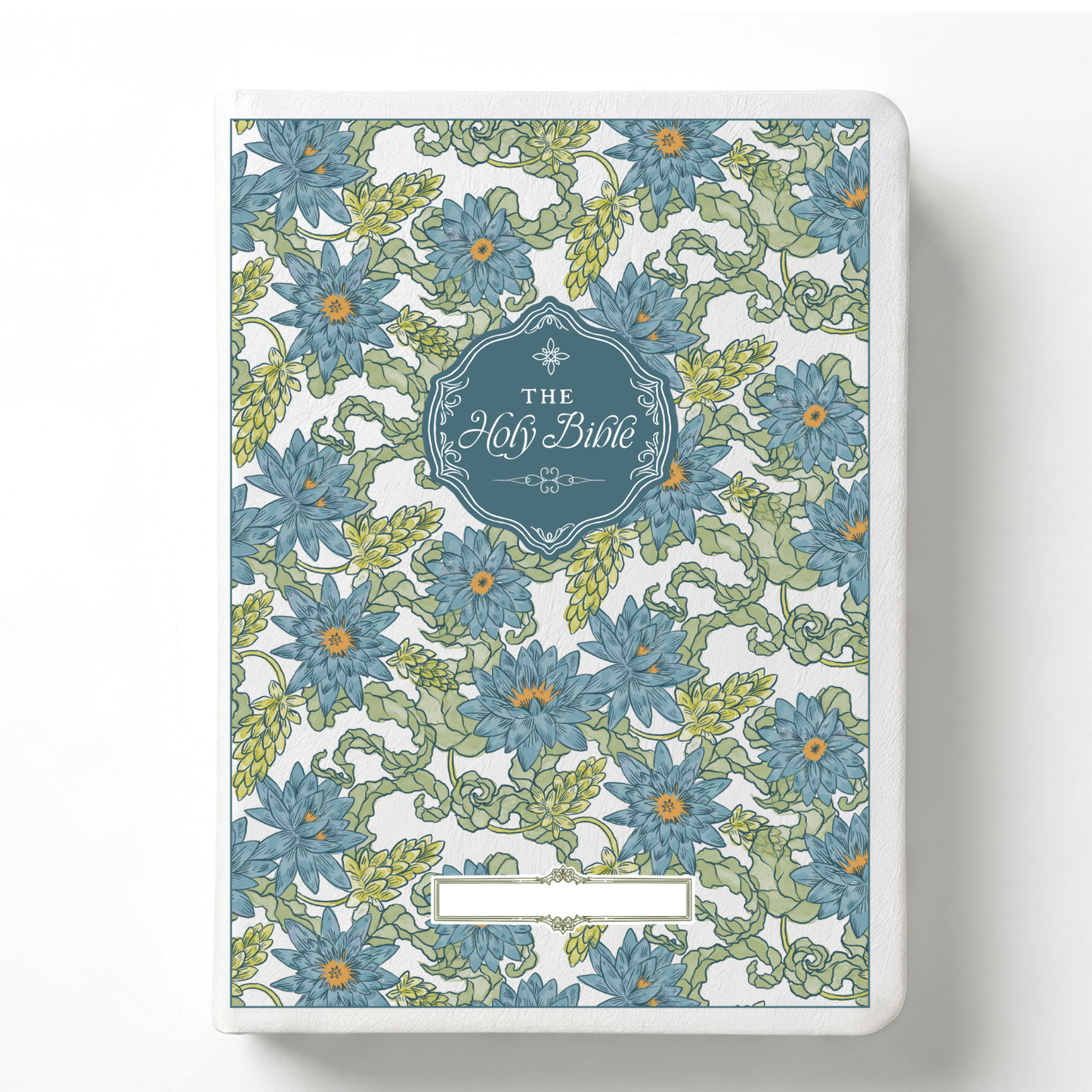 Water Lilly Notetaking Bible with Name Plate