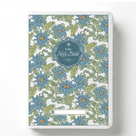 Water Lilly Notetaking Bible with Name Plate
