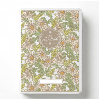 Water Lilly Notetaking Bible with Name Plate