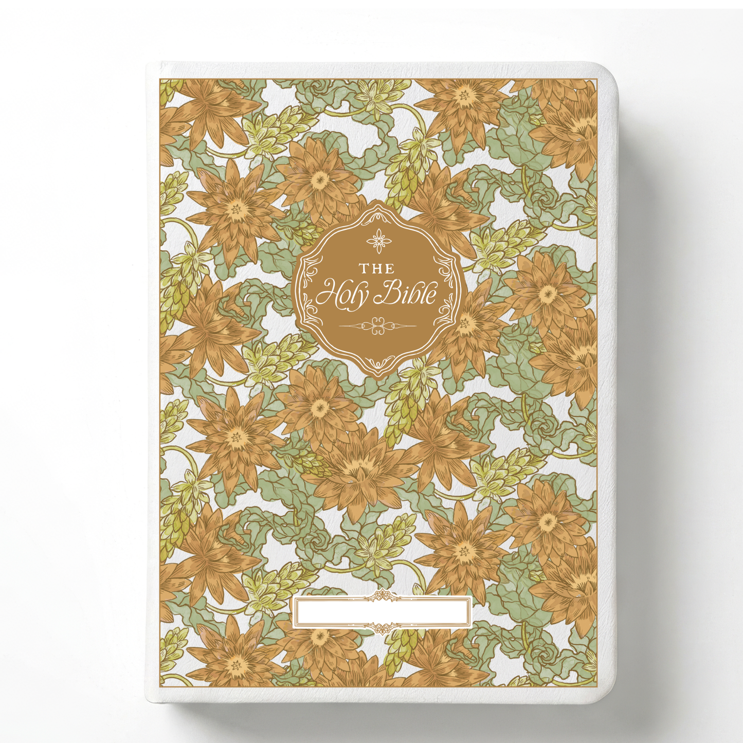 Water Lilly Notetaking Bible with Name Plate