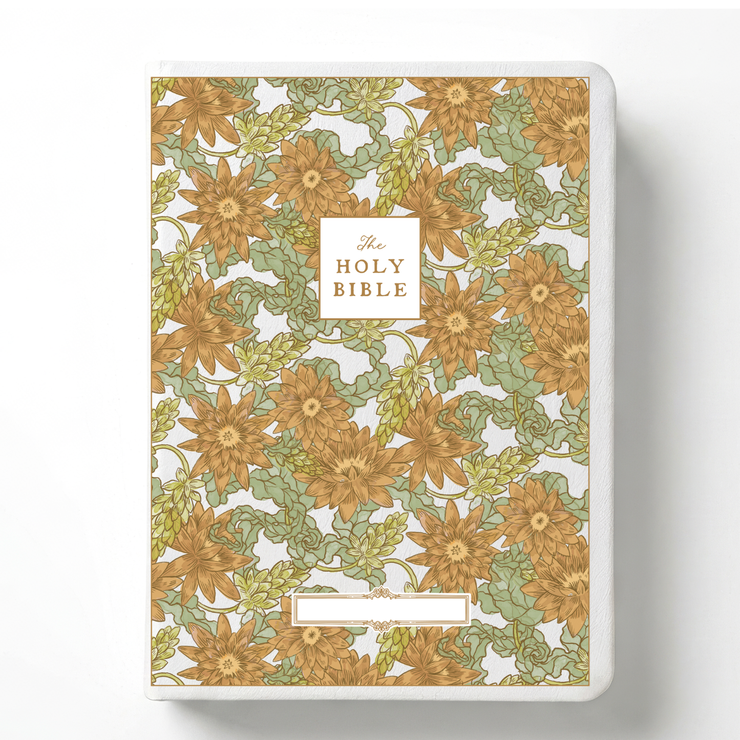 Water Lilly Notetaking Bible with Name Plate