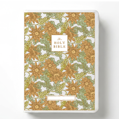 Water Lilly Notetaking Bible with Name Plate