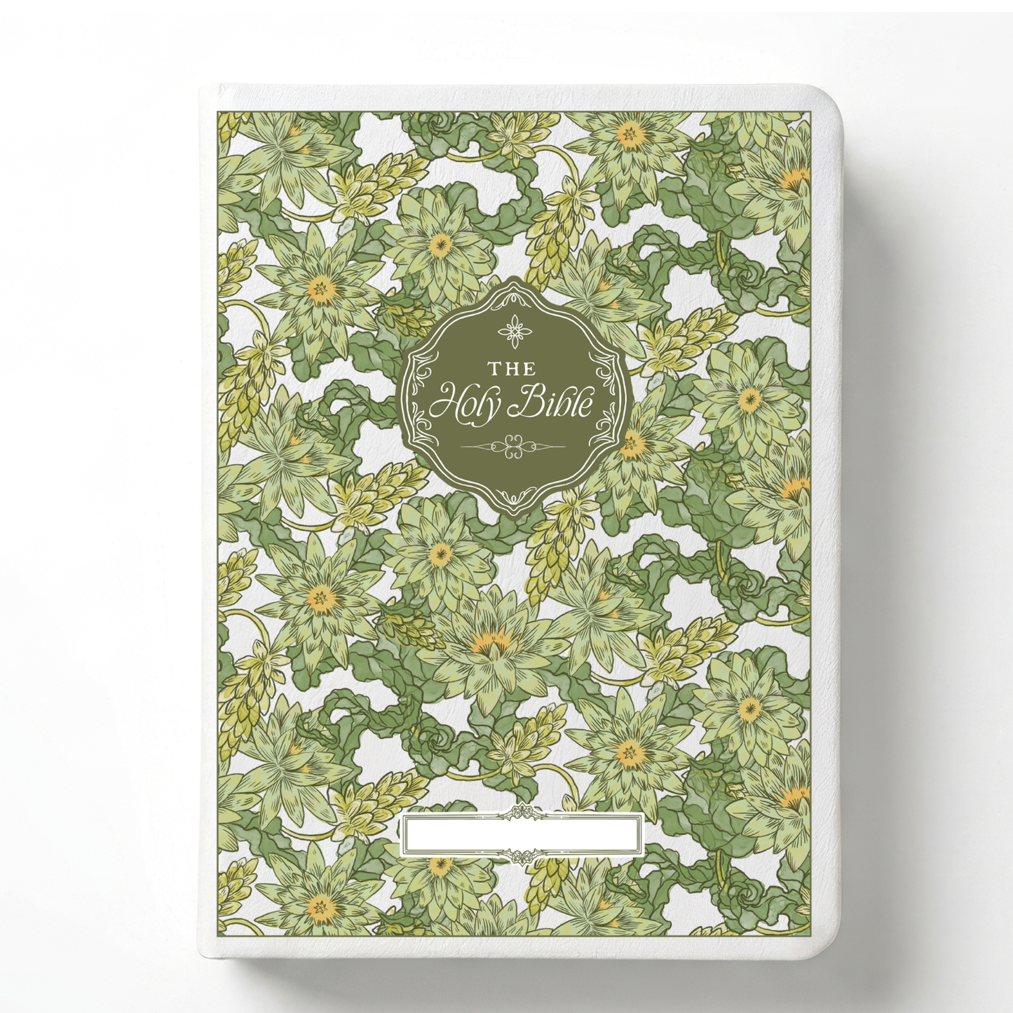 Water Lilly Notetaking Bible with Name Plate