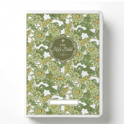 Water Lilly Notetaking Bible with Name Plate