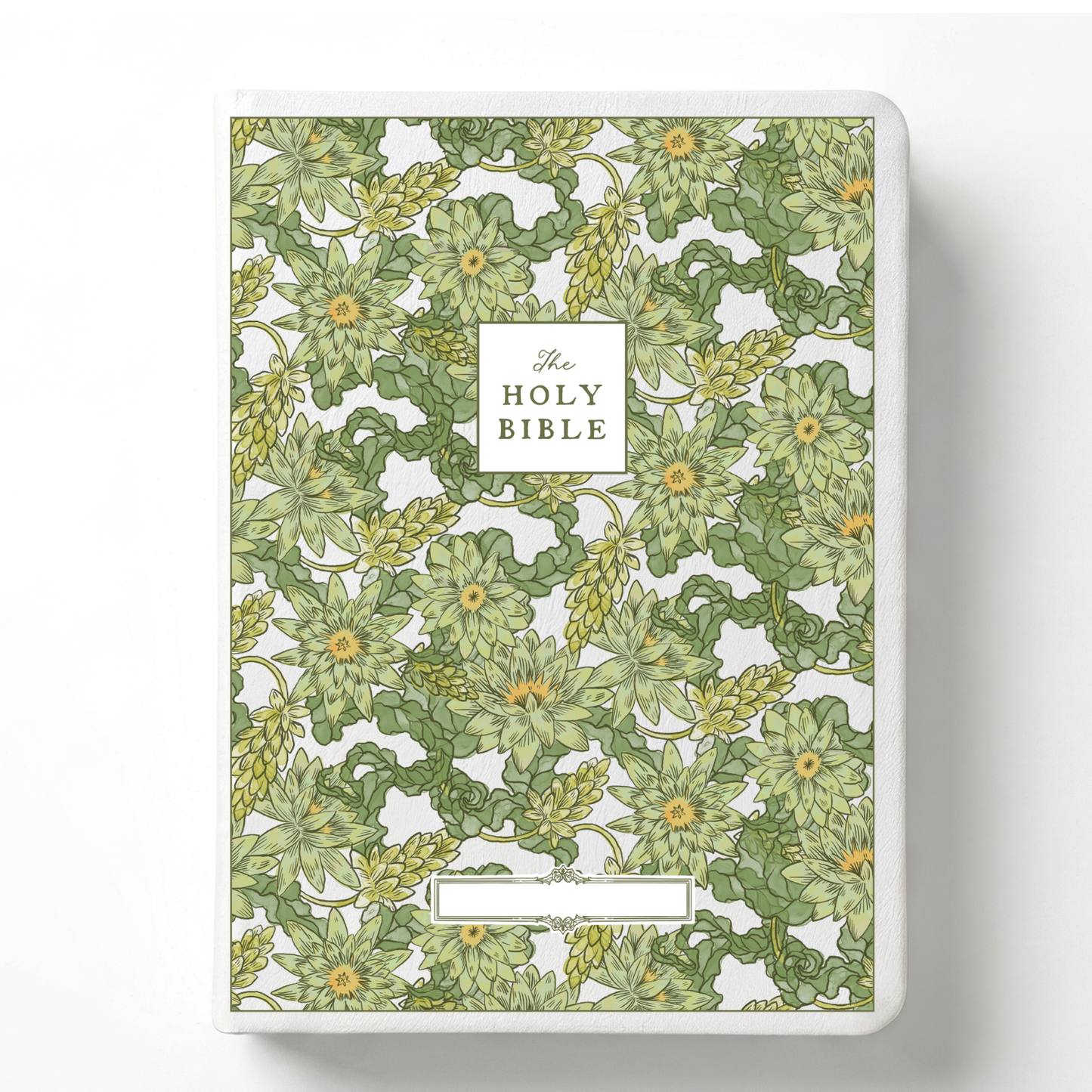 Water Lilly Notetaking Bible with Name Plate