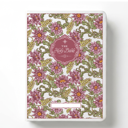 Water Lilly Notetaking Bible with Name Plate