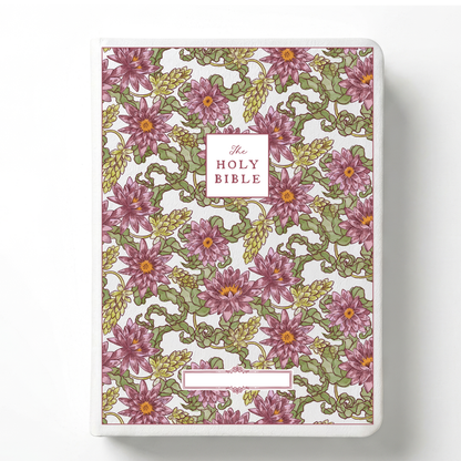 Water Lilly Notetaking Bible with Name Plate