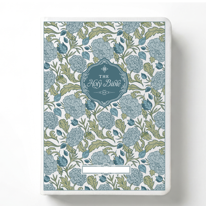 Peony Meadow Custom Notetaking Bible with Name Plate