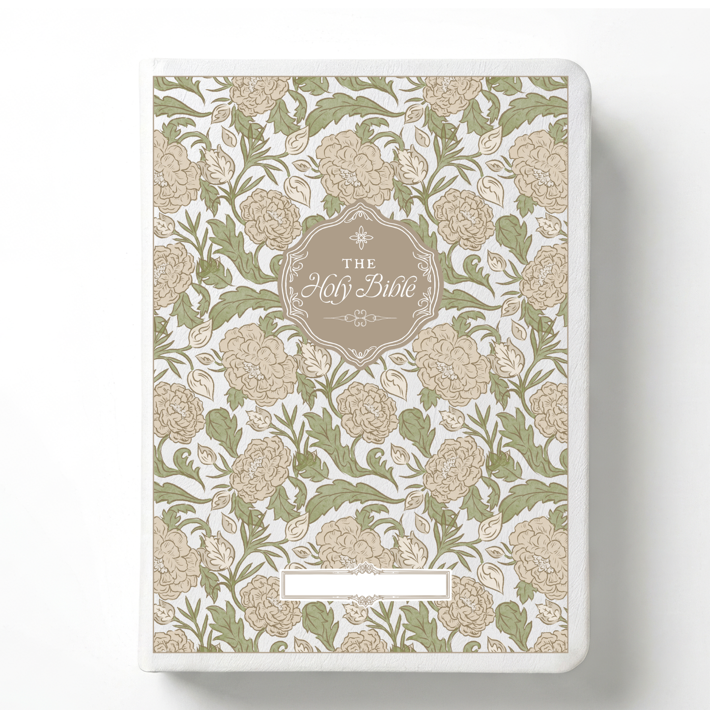 Peony Meadow Custom Notetaking Bible with Name Plate